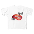 RABIHAIRのlips！ロゴグッズ All-Over Print T-Shirt