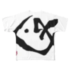 OnceAKnickの鮨 てつ也 池袋 (黒ロゴ) フルグラフィックTシャツ
