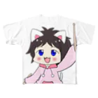 キララのかづにゃ フルグラフィックTシャツ