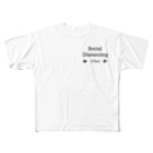 frankc8のSocial Distancing 6 Feet All-Over Print T-Shirt