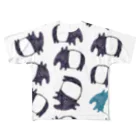 SWのやたらめたらとバク All-Over Print T-Shirt