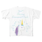 hosi7 ほしななのティータイムユニコーン All-Over Print T-Shirt