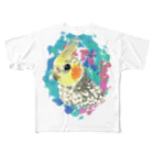 ＊えいぷりる どぎぃ工房＊のパールのオカメちゃん All-Over Print T-Shirt