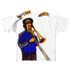 herbrecordzのトロンボーン キング　カラー フルグラフィックTシャツ