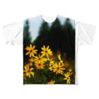 hiroki-naraの菊芋と樹木　DATA_P_139 tree All-Over Print T-Shirt