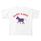 NIKORASU GOの競馬デザイン「ダークホース」（Tシャツ・パーカー・グッズ・ETC） フルグラフィックTシャツ