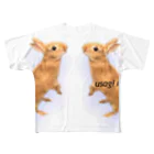 むーたんしょっぷのusgうさぎtシャツ  フルグラフィックTシャツ