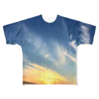 GOHANNDESUYOの夕焼け小焼け All-Over Print T-Shirt