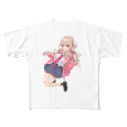 上海飯店 -shanghai hanten-のゆるギャルJK！綾瀬ひなた_制服 All-Over Print T-Shirt