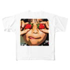 ichigo_cheesecakeのイチゴちゃんTシャツ All-Over Print T-Shirt