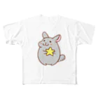 ぼたもちFactoryのチンチラ☆星 All-Over Print T-Shirt