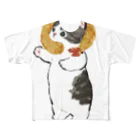 mofusandのエビフライにゃん All-Over Print T-Shirt