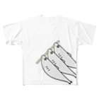 ぺちぺち工房 Pechi Pechi Atelierのししゃも すぺしゃるめすver. All-Over Print T-Shirt