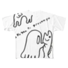 かなもけんのおねことさかなとたこまつと All-Over Print T-Shirt