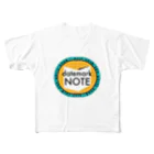 datemarknoteのdatemarkNOTE All-Over Print T-Shirt