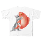 みらくしよしもの（公式）恋猫（姫ニャン） フルグラフィックTシャツ