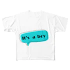 あきえのIt’s a boy フルグラフィックTシャツ