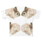 むーたんしょっぷのusg白うさぎtシャツ All-Over Print T-Shirt