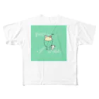 mipoco_chanの喫茶メヨンソーダ フルグラフィックTシャツ