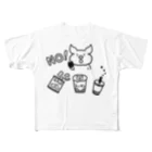 コンコンスタジオの意志の強いブタ All-Over Print T-Shirt