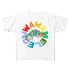 Wakameleonのわかめれおん フルグラフィックTシャツ