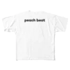 Tシャツ大好きっ子クラブのpeach beat All-Over Print T-Shirt