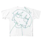 カメリアのおさかな大活躍 フルグラフィックTシャツ