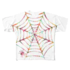 ESCHATOLOGYのスパイダー・スパイダーウェブ／ビビッド フルグラフィックTシャツ