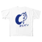 ことり屋のオヒガンくん フルグラフィックTシャツ