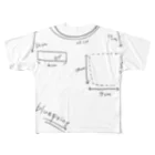 doctor-chikoの設計中Tシャツ All-Over Print T-Shirt