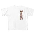 Meerのミニピンのもずくちゃん All-Over Print T-Shirt