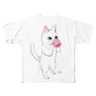 Tio Heartilのコップ猫ちゃん フルグラフィックTシャツ