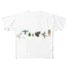 made blueのInsects フルグラフィックTシャツ