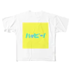 happinesstのハッピー！イエロー All-Over Print T-Shirt