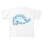 久保誠二郎　オフィシャルグッズのステゴザウルス All-Over Print T-Shirt