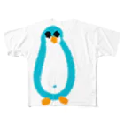 ティシュー山田の出べそペンギン フルグラフィックTシャツ
