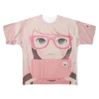 KAORU HASEGAWA WEBSTORE SUZURIのGamegirl Girl All-Over Print T-Shirt