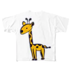 Shop-TSUMIKIのキリン All-Over Print T-Shirt