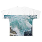 iwashi_dddの午後の津波 All-Over Print T-Shirt