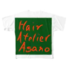 HairAtelierAsanoのHair Atelier Asano フルグラフィックTシャツ