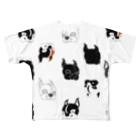 Park a Holic Bostonterrierのボステリセブンくんいっぱい All-Over Print T-Shirt