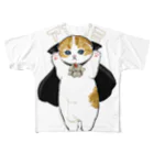 mofusandのドラキュラにゃん フルグラフィックTシャツ