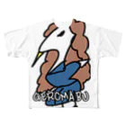 ダイナマイト87ねこ大商会のゲロマブ鶴スケバン All-Over Print T-Shirt