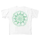 Yukinomeshiのみどりのおはな All-Over Print T-Shirt