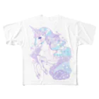 DreamLandのDreamy Unicorn･:*+.:+ フルグラフィックTシャツ