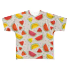 ことり屋のスイカ柄 All-Over Print T-Shirt