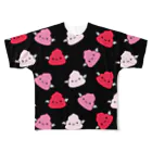 Rotten Lil Cherryの漆黒のいちごみるくうんこ All-Over Print T-Shirt