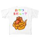 SEA's SHOPのパスタオレンジ怪獣 All-Over Print T-Shirt