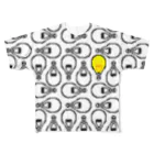 蛇口〆太のお店の電球柄 フルグラフィックTシャツ