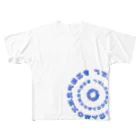 LalaHangeulのはんぐるぐるぐる　 All-Over Print T-Shirt